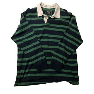 Vintage 1994 Old Navy Striped Rugby Polo